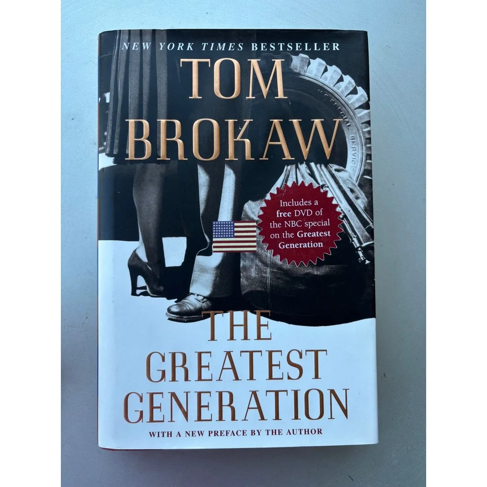 The Greatest Generation Tom Brokaw Hardcover 2004 Edition with Bonus NBC‎ DVD